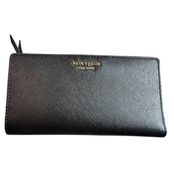 Kate Spade New York Black‎ Leather Wallet - Picture 1 of 6